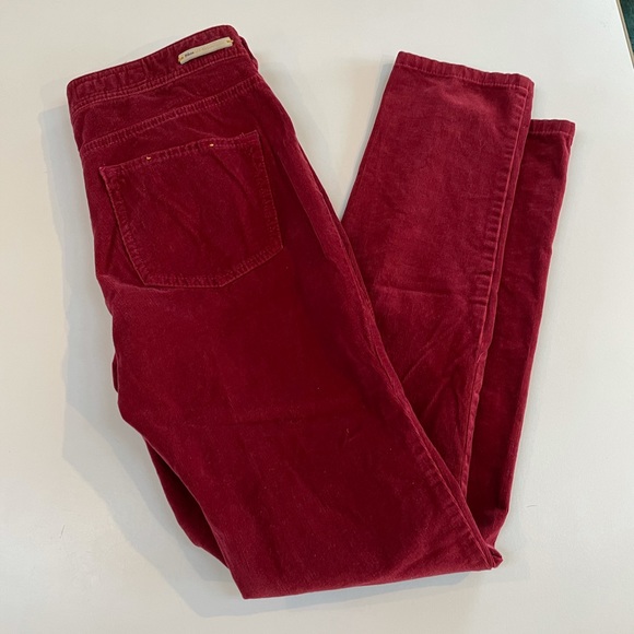 Anthropologie Pilcro Red Corduroy Pants - Picture 8 of 10